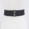 Rhinestone Link Elastic Waist Belt – High-Shine