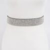Plus-Size Rhinestone Waist Belt – Extended Length