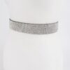 Plus-Size Rhinestone Waist Belt – Extended Length