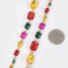 Dripping Stone Drop Earrings – Elongated Silhouette