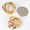 Metal Stud Earrings – Polished Compact Silhouette