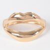 Polished Metal Cuff Bracelet – Open Slip-On