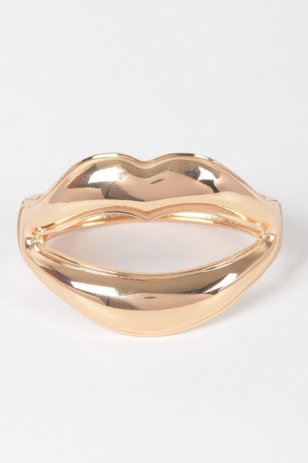 Polished Metal Cuff Bracelet – Open Slip-On
