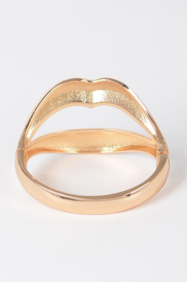 Polished Metal Cuff Bracelet – Open Slip-On