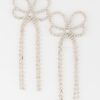 Butterfly Drop Earrings with Jeweled Accents