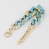 Two-Tone Twisted Chain Bracelet – Polished Contrast