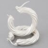 Bulky Twisted Hoop Earrings – Polished Finish