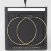 Delicate Polished Hoop Earrings – 2.2 in Slim Silhouette
