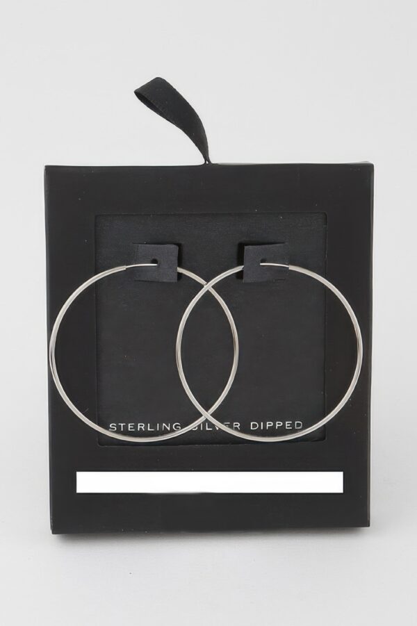 Slim Delicate Hoop Earrings – Minimal Polished Hoops