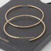 Slim Delicate Hoop Earrings – Minimal Polished Hoops