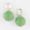 Solid Bead Drop Earrings – Polished Minimal Drop