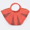 Two-Tone Straw Tote Bag – Structured Beach Tote