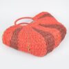 Two-Tone Straw Tote Bag – Structured Beach Tote