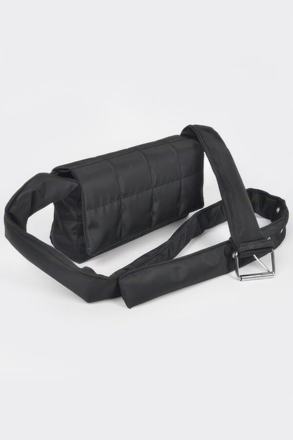 Nylon Padded Crossbody Bag – Sporty Padded Design