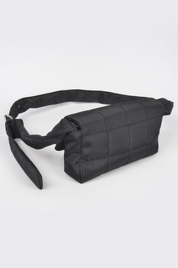 Nylon Padded Crossbody Bag – Sporty Padded Design