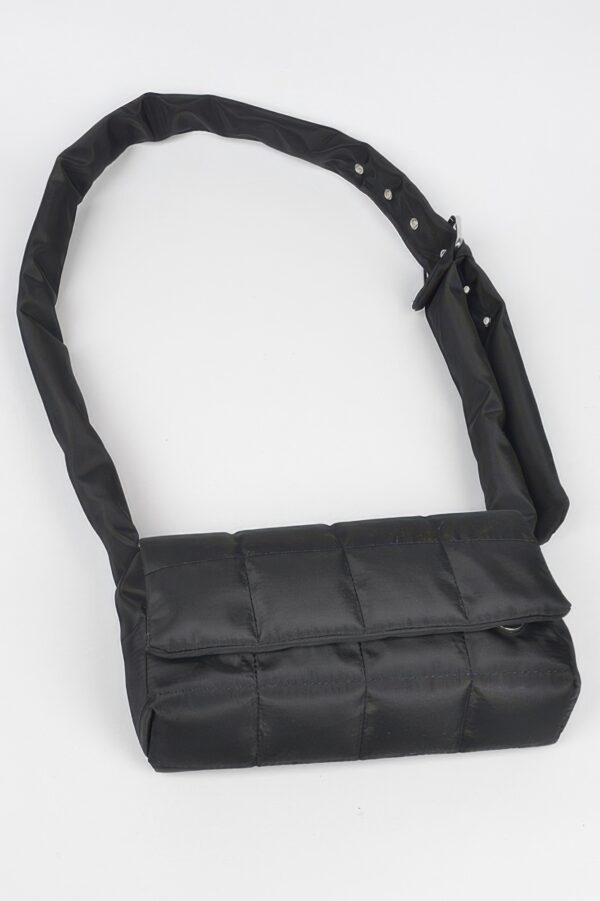 Nylon Padded Crossbody Bag – Sporty Padded Design