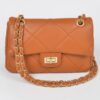 Wide Quilted Shoulder Bag – Structured PU