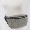 Rhinestone Mesh Fanny Pack – Straw Waist Bag