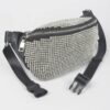 Rhinestone Mesh Fanny Pack – Straw Waist Bag