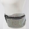Rhinestone Mesh Fanny Pack – Straw Waist Bag