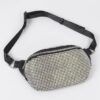 Rhinestone Mesh Fanny Pack – Straw Waist Bag