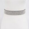 Full Rhinestone Waist Belt – 1.5 inch Crystal Band