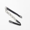 Elastic Belt with Linked Metal Buckle – Sleek Accent