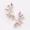 Rhinestone Earrings – Sparkling Accent (2.25 x 1.75 in)