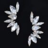 Rhinestone Earrings – Sparkling Accent (2.25 x 1.75 in)