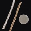 Rhinestone Drop Earrings – Slim Elongated Sparkle