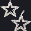 Starlight Earrings – Celestial Silhouette with Polished Shine