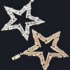 Starlight Earrings – Celestial Silhouette with Polished Shine