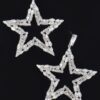 Starlight Earrings – Celestial Silhouette with Polished Shine