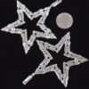 Starlight Earrings – Celestial Silhouette with Polished Shine