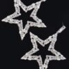 Starlight Earrings – Celestial Silhouette with Polished Shine