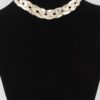 Triple Braid Snake Chain Necklace – Polished 14-inch Collarbone Length