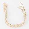 Triple Braid Snake Chain Necklace – Polished 14-inch Collarbone Length
