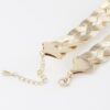 Triple Braid Snake Chain Necklace – Polished 14-inch Collarbone Length