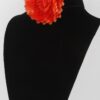 Layered Petal Choker Necklace – Floral Texture