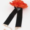 Layered Petal Choker Necklace – Floral Texture