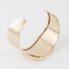 Minimal Abstract Sculptural Cuff Bracelet