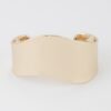 Minimal Abstract Sculptural Cuff Bracelet