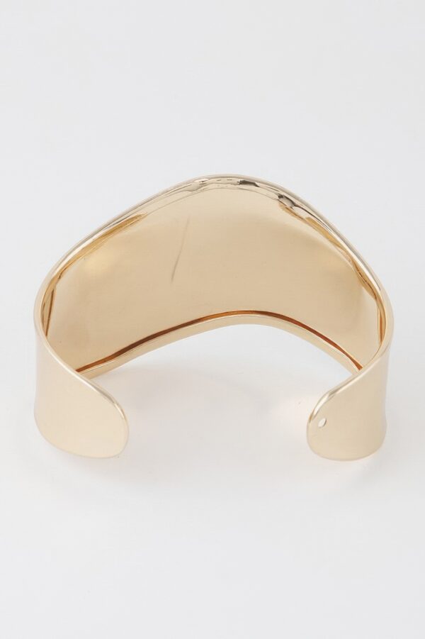 Minimal Abstract Sculptural Cuff Bracelet