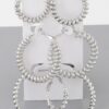Multi-Wrapped Hoop Earrings Set – Layered Texture