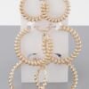 Multi-Wrapped Hoop Earrings Set – Layered Texture