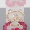Twisted Hoop Earrings Set – Intertwined Mini Hoops
