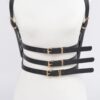 Vegan Leather Harness – Structured Layering Accessory