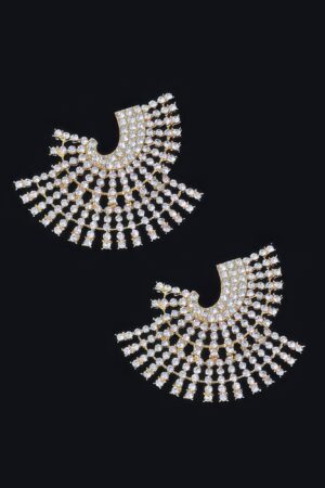 Rhinestone Party Earrings – Statement Sparkle