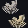 Rhinestone Party Earrings – Statement Sparkle