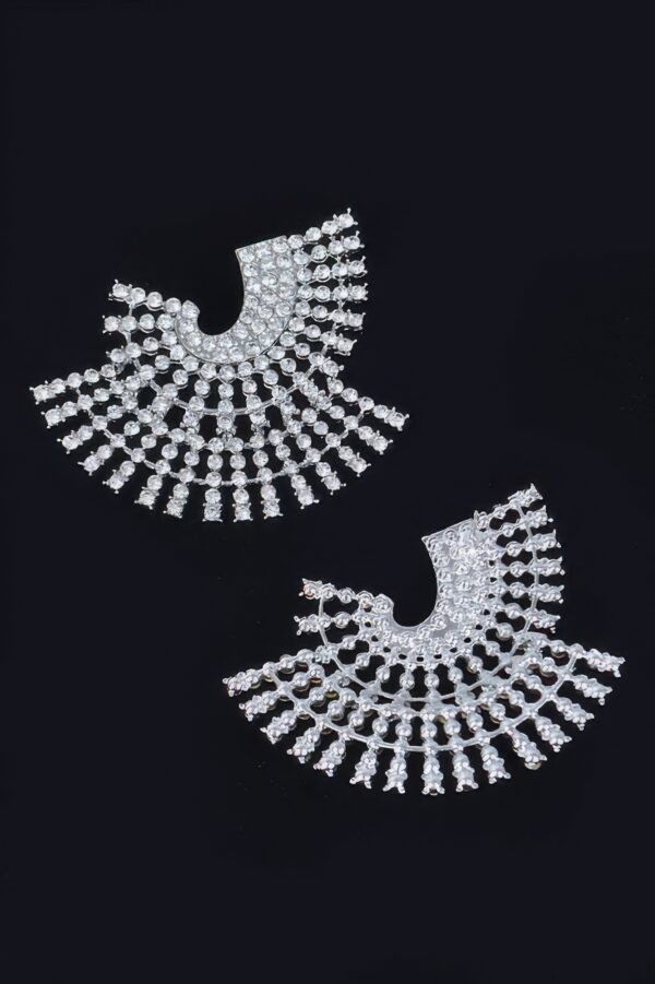 Rhinestone Party Earrings – Statement Sparkle